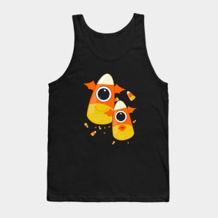 Candy Corn Monsters Tank Top